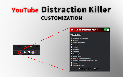 YouTube Distraction Killer