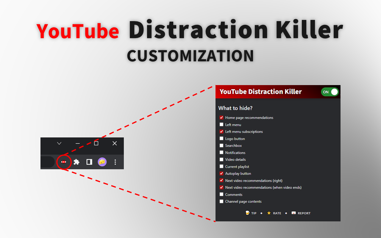 YouTube Distraction Killer Preview image 2