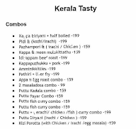 Kerala Tasty menu 1