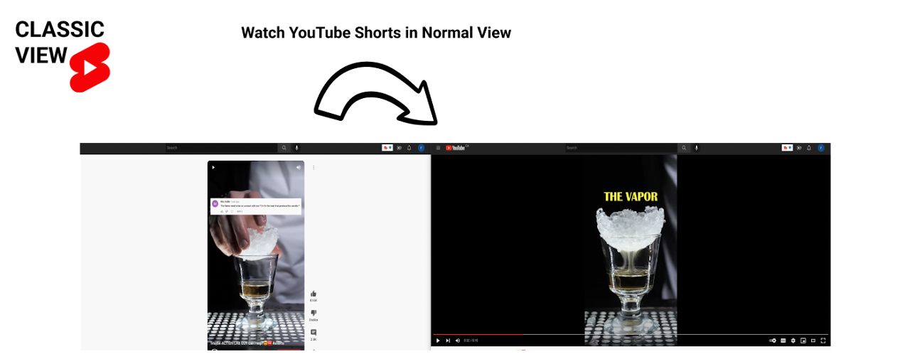 Classic View for YouTube Shorts Preview image 2