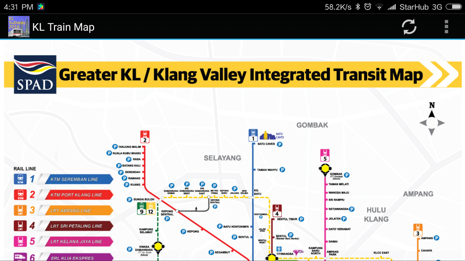 Kl Mrt Station Map