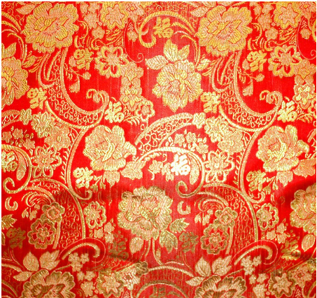 Étui et Sac d'Art en Tissu pour la Maison Costume de Spectacle Brocart Jacquard Filigrané pour un style unique et élégant