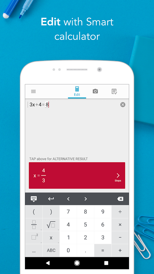 Photomath- screenshot