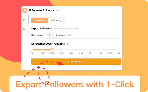 IG follower Export Tool - Ins Followers Exporter