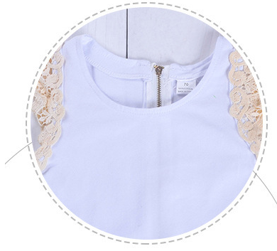 Title 2, New Girls Sleeveless Lace Zipper Romper, Desig...