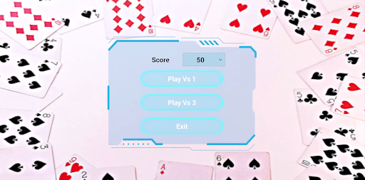 Screenshot Basra cards game