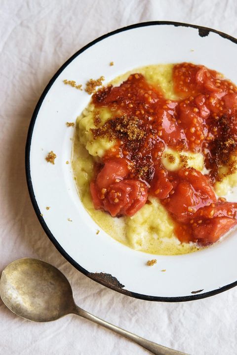 Souskluitjies with guava compote.