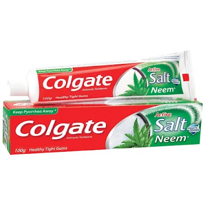 Colgate Toothpaste - Active Salt, Neem, Anticavity - 200 gm