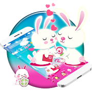 Love Cute Rabbit Bunny Theme  Icon