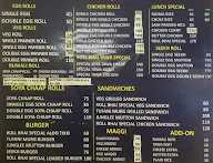 Roll Bhai menu 1