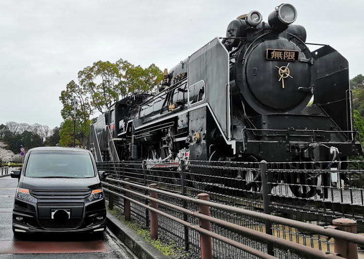ステップワゴンスパーダの無限列車・鬼滅の刃・無限・加工画像・蒸気機関車に関するカスタム事例の投稿画像1枚目
