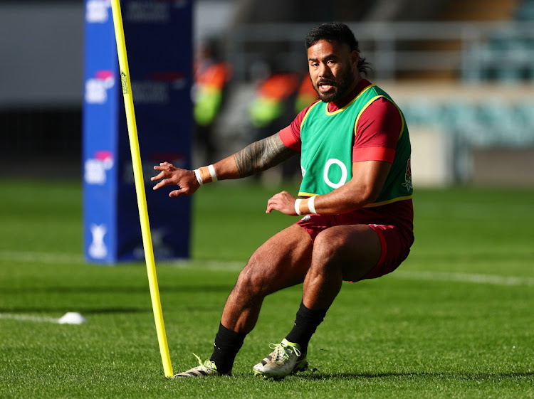 England’s Manu Tuilagi during training at Twickenham Stadium, London. Picture: ANDREW BOYERS / REUTERS