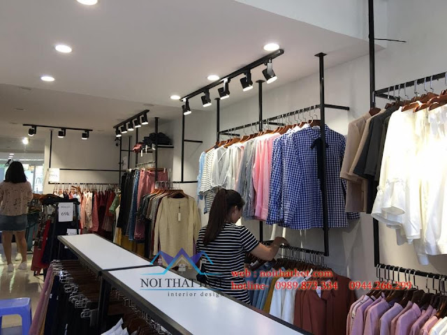 thi công shop thời trang nhỏ