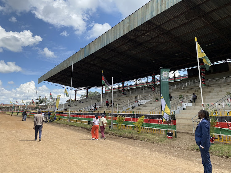 Preparations underway at the Joe Kadenege Stadium where Governor Johnson Sakaja will host the first Madaraka Day on June 1, 2023