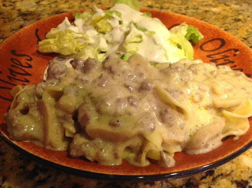 Easy Beef Stroganoff