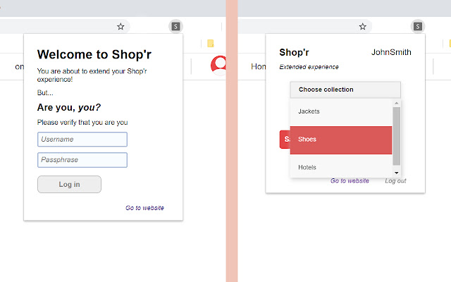 SHOPR for chrome chrome extension