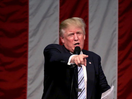 Republican presidential nominee Donald Trump speaks during a campaign event in Fairfield , Connecticut, US, August 13, 2016. /REUTERS