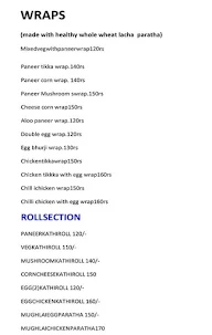 Paratha Kingdom menu 4