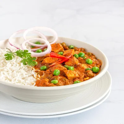 Mattar Paneer & Jeera Rice Bowl