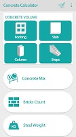 Civil: Concrete Calculator Screenshot