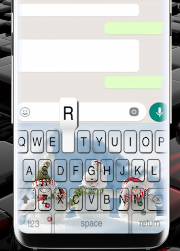 Winter Snowman Cool Keyboard Theme