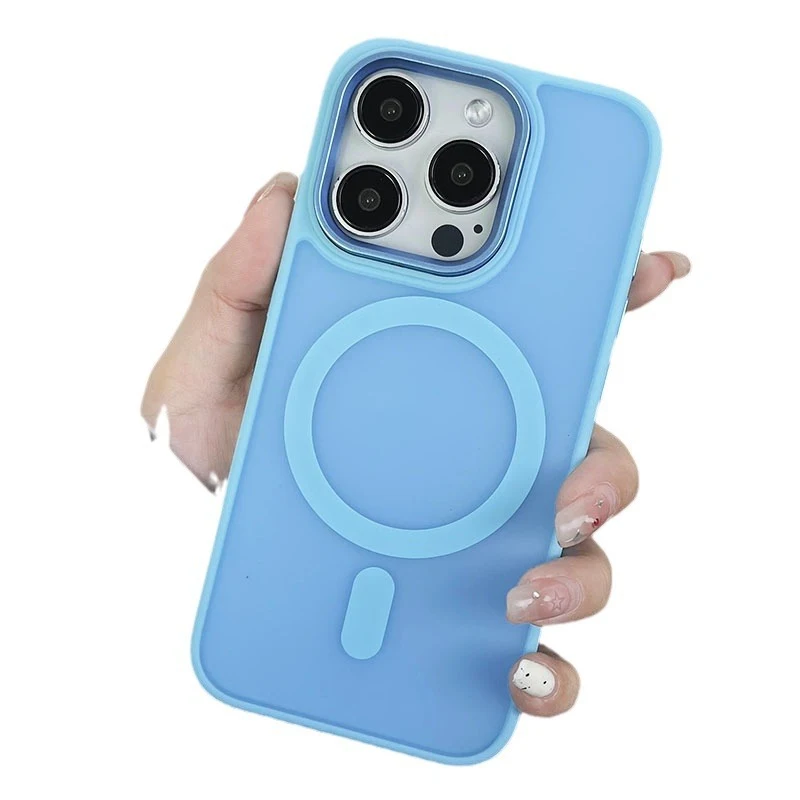 Velika Rupa JD Frosted Magnetna Futrola za Telefon, Pruža Zaštitu i Bežično Punjenje. Moderan Dizajn i Izdržljivost.