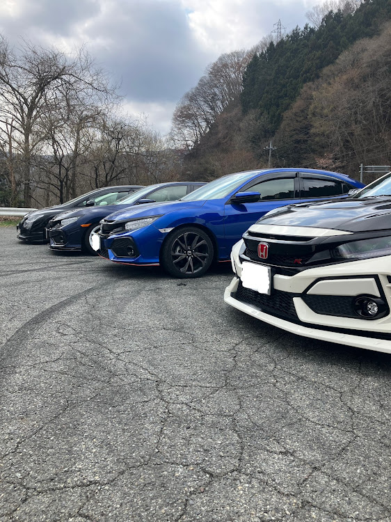 インテグラの草木ドライブイン・オフ会お疲れ様でした・お話しして頂いた方ありがとうございました・桜とコラボ・上を向いて歩こう♪に関するカスタム事例の投稿画像8枚目