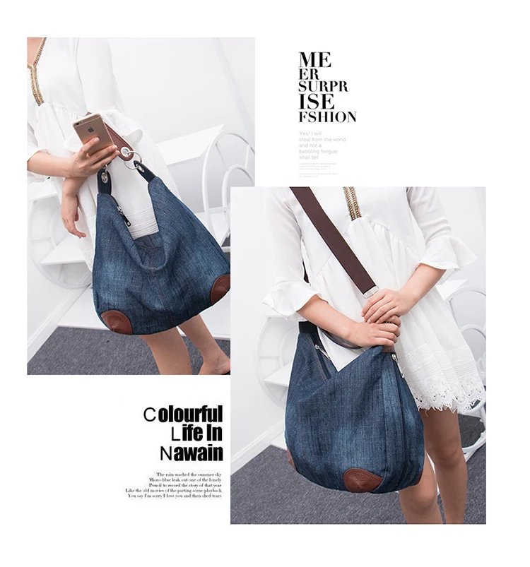 Title 12, Sac bandoulière en jean