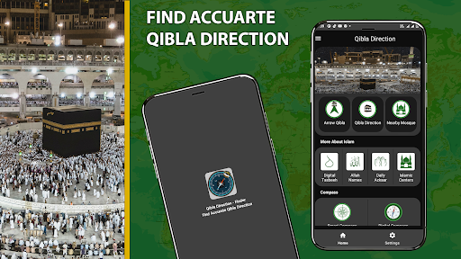 Screenshot Qibla Direction Compass Finder