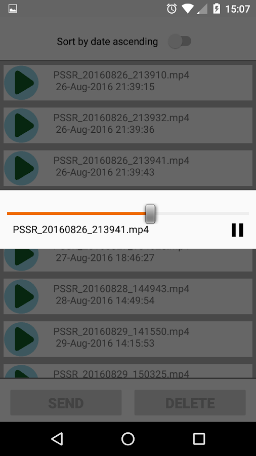    Pocket Spy Sound Recorder- screenshot  