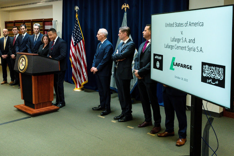 US attorney for the eastern district of New York, Breon Peace, speaks to the media in New York, US, October 18 2022. Picture: EDUARDO MUNOZ/REUTERS