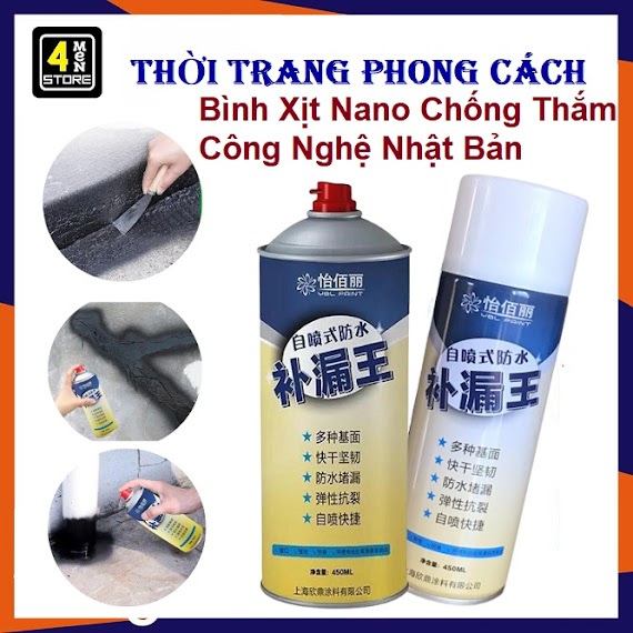 Bình Xịt Chống Thấm Đa Năng Nhật Bản Công Nghệ Nano / Chai Dung Dịch Xịt Chống Dột, Chống Thấm Nước