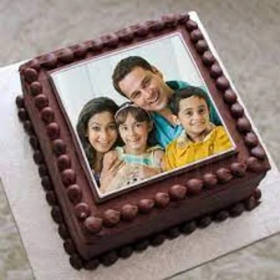 Chocolate Photo Cake