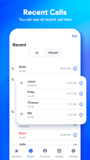 Screenshot iCaller iOS 17 - Call Dialer