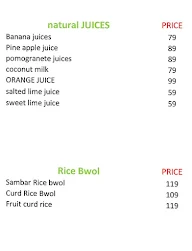 Green Bar Juices & More menu 2