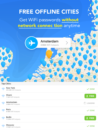 WiFi Map u2014 Free Passwords & Hotspots  screenshots 12
