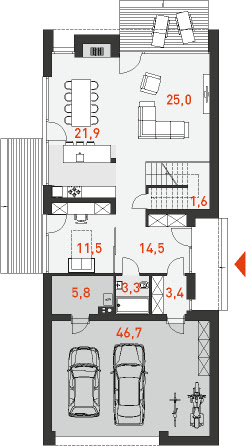 Idealny 3 - Rzut parteru