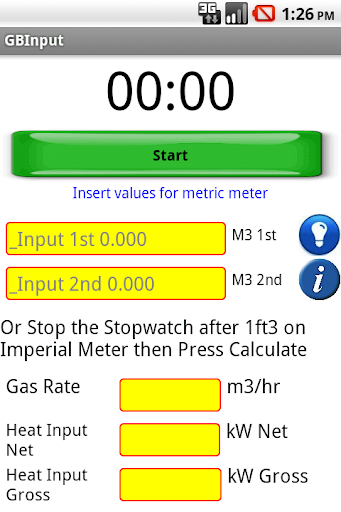 GB Gas Rate Calculator free