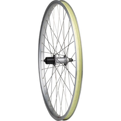 Quality Wheels Value HD Series Rear Wheel - 26", QR x 135mm, Rim Brake, HG 10, Silver, Clincher