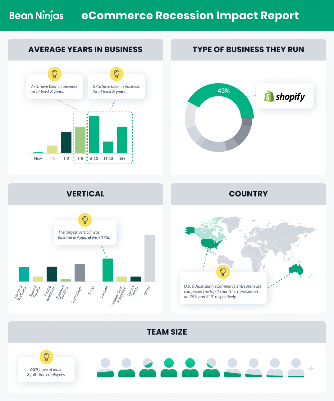 Ecommerce Report Overview Graphic 