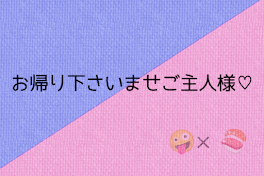 お帰り下さいませご主人様♡