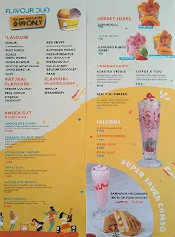 Polar Bear menu 2