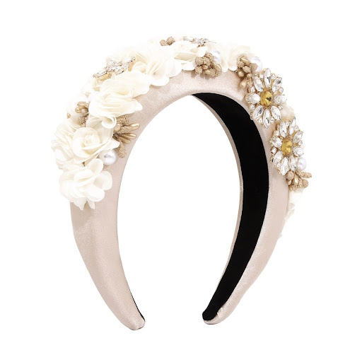 Title 2, Fashionable Wide Edge Imitation Pearl Hair Acce...