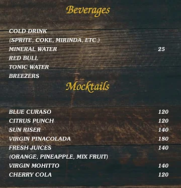 UniKco Resto & Lounge menu 