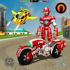 Flying Hero Robot Transform Game- Crime City Games 1.0