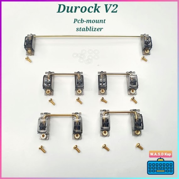 Bộ Stab Durock V2 | Bộ Stabilizer Durock V2 (Thanh Cân Bằng Cho Phím Cơ)