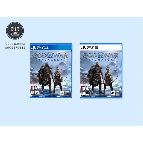 [Mã 156Elha80K Giảm 6% Đơn 400K] Đĩa Chơi Game Ps4/ Ps5: God Of War Ragnarok