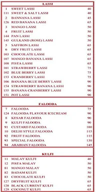 Lassi Shop menu 2