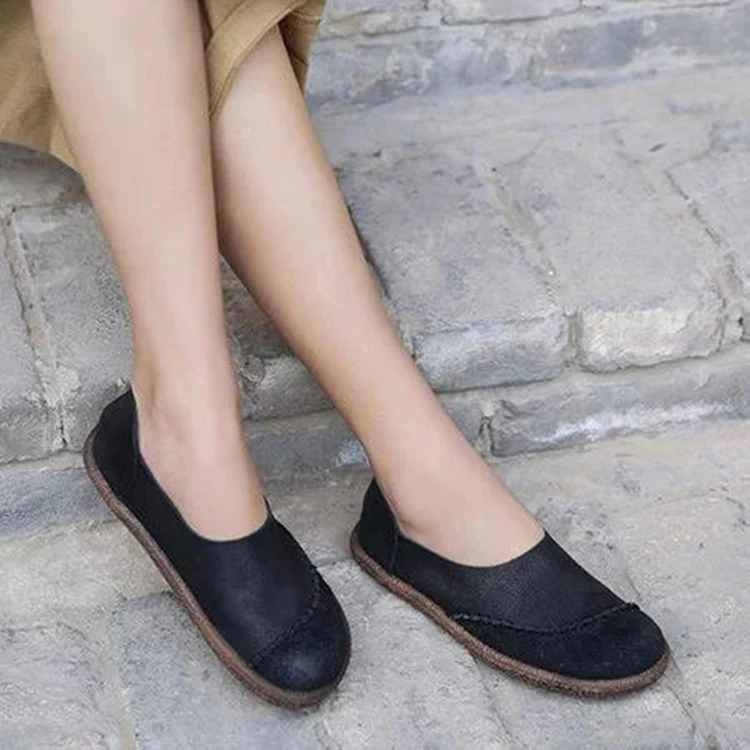 Title 2, Bequeme Casual Leder Loafer mit flacher Plateau...