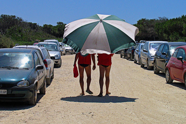 Rientro dalla spiaggia di Zaporogo